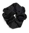 Sandro Rhinestone Scrunchie In Black
