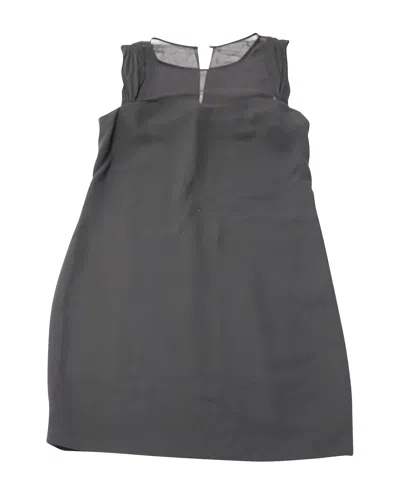 Sandro Rialto Mini Dress In Black Polyester