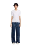 Sandro Rib Knit Cardigan In White