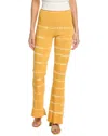 Sandro Rib Pant In Yellow