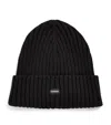 Sandro Ribbed Beanie In Black