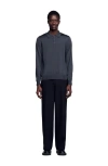 Sandro Ribbed Polo Shirt In Fonte