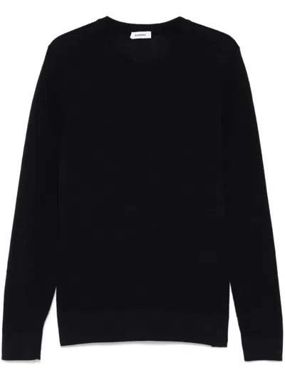 Sandro Rice Cotton Sweater In Blue