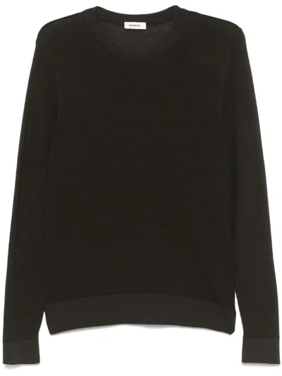 Sandro Rice Top In Brown