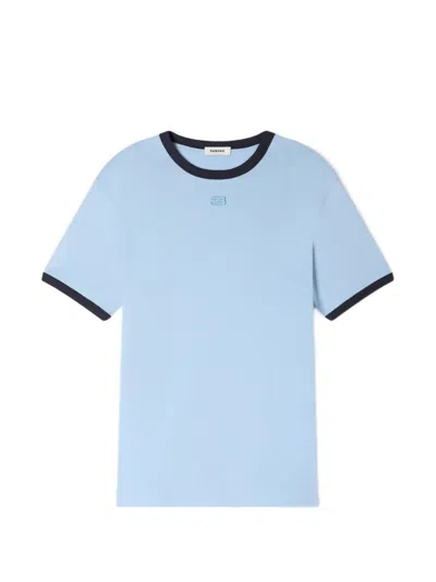 Sandro Ringer Short-sleeve T-shirt In Blue