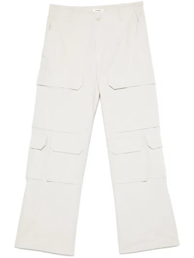 Sandro Ripstop Cargo Trousers In Neutrals