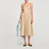 Sandro Robe Corset In Sand