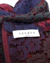 Sandro Rodney Lace Dress In Multicolor Polyamide In Multi