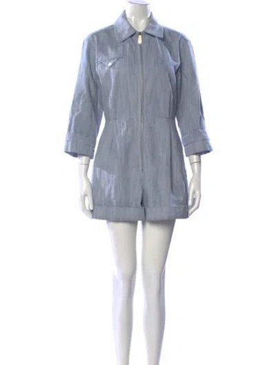 Pre-owned Sandro Romper In Blue