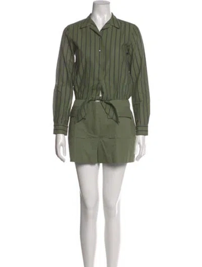 Pre-owned Sandro Romper In Green