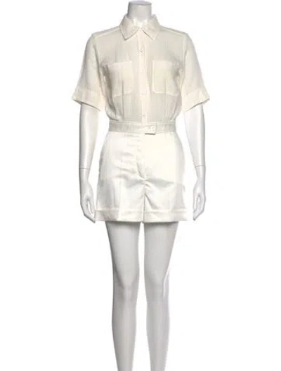 Pre-owned Sandro Romper In White
