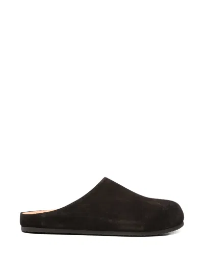 Sandro Mules Mit Runder Kappe In Brown