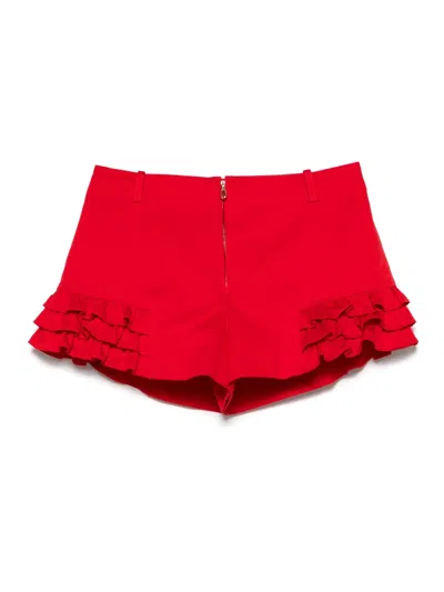 SANDRO RUFFLE-DETAIL SHORT