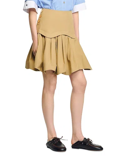 Sandro Ruffled Skirt