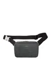Sandro Saffiano Brick Belt Bag In Graphites