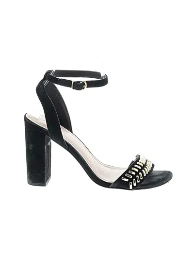 Pre-owned Sandro Sandals In Black