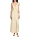 Sandro Satin Effect Maxi Dress