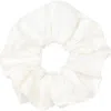 Sandro Satin Effect Scrunchie In Ecru