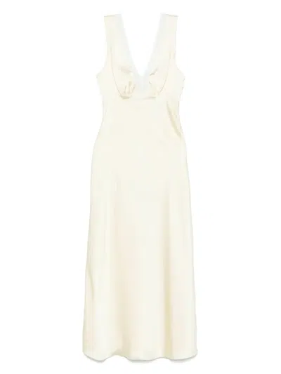 Sandro Satin Midi Dress