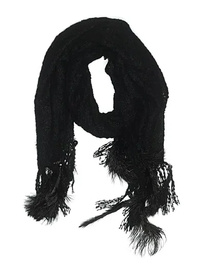 Pre-owned Sandro Scarf In Black