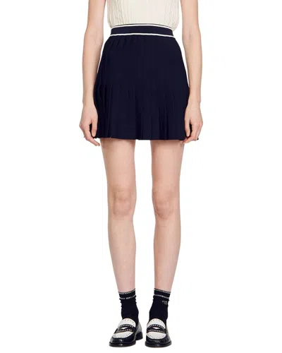 Sandro School Skirt In Black
