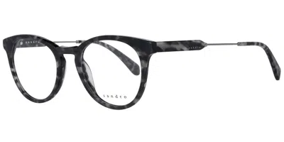 Sandro Sd1005 Men's Glasses, Tortoiseshell, Size 50 In Gray