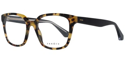 Sandro Sd2008f Asian Fit Men's Glasses, Tortoiseshell, Size 50