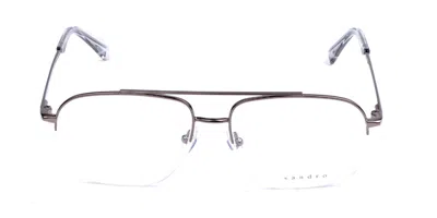 Sandro Sd3006 Men's Glasses, Gunmetal, Size 57 In Gray