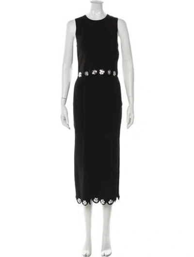 Pre-owned Sandro Sequin Embellishments Skirt Set In Black