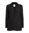 Sandro Sequin-stripe Opera Blazer In Black