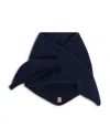 Sandro Wool Pull Through Scarf In Blue
