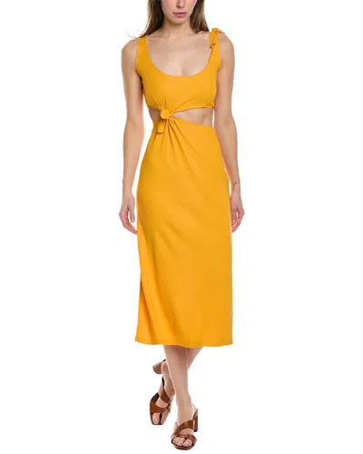 Sandro Sheath Dress In Orange