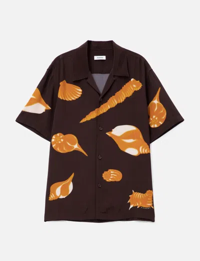Sandro Shell Viscose Shirt In Multi
