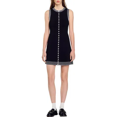 SANDRO SANDRO SHORT BUTTON-UP DRESS