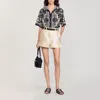 Sandro Short Cargo In Sand