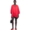 Sandro Short Dress With Floral Details In Red