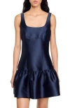 SANDRO SANDRO SHORT SATIN DRESS