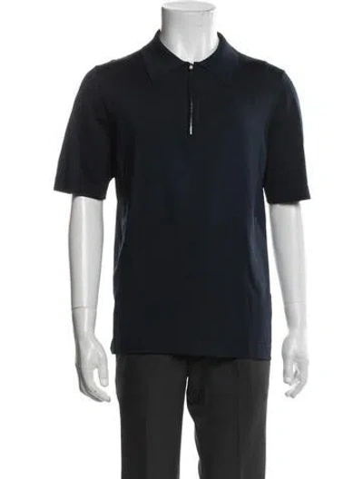 Pre-owned Sandro Short Sleeve In Black