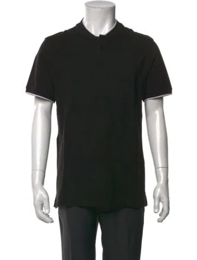 Pre-owned Sandro Short Sleeve In Black