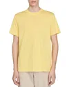 Sandro Man T-shirt Light Yellow Size Xl Cotton In Yellow Lemon