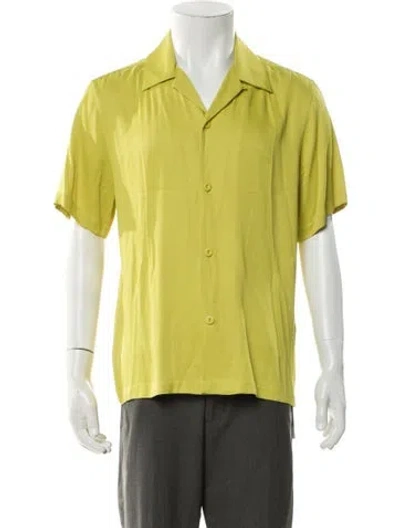 Pre-owned Sandro Short Sleeve Shirt In Green