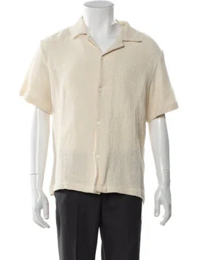 Pre-owned Sandro Short Sleeve Shirt In Neutral