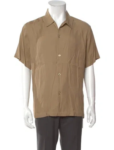 Pre-owned Sandro Short Sleeve Shirt In Neutral