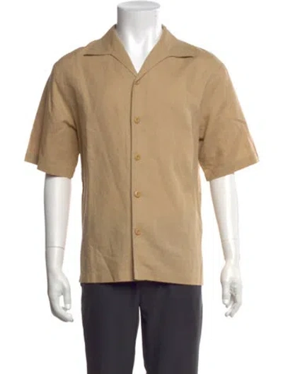 Pre-owned Sandro Short Sleeve Shirt In Neutrals