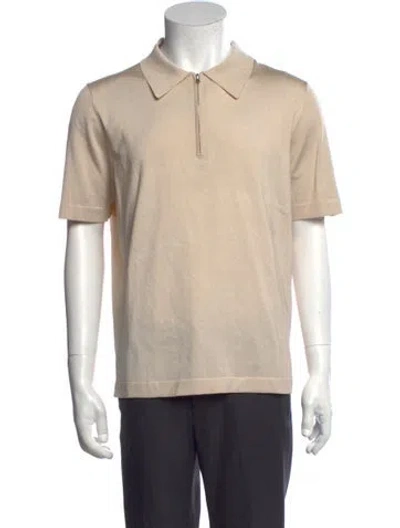 Pre-owned Sandro Short Sleeve Shirt W/ Tags In Neutrals