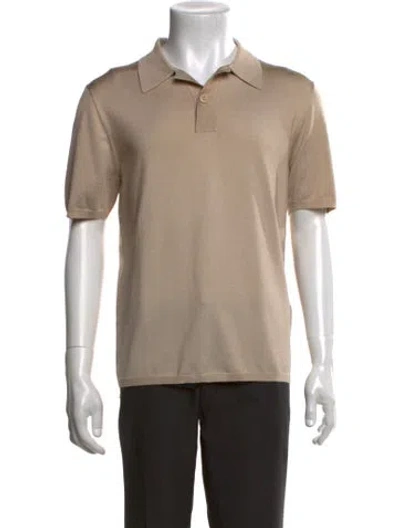 Pre-owned Sandro Short Sleeve Shirt W/ Tags In Neutrals