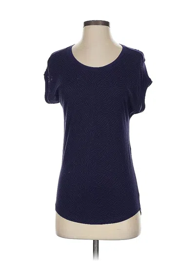 Pre-owned Sandro Short Sleeve T-shirt In Blue