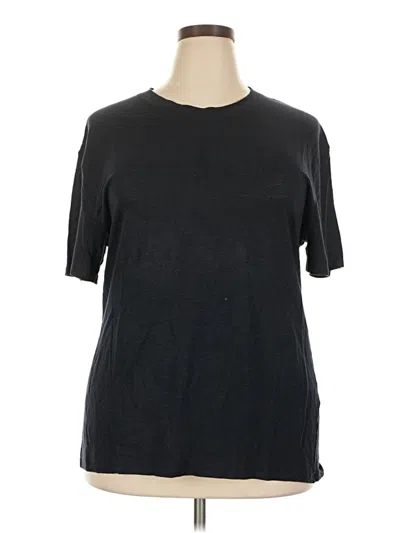 Pre-owned Sandro Short Sleeve T-shirt In Black