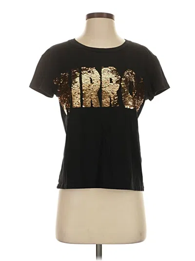 Pre-owned Sandro Short Sleeve T-shirt In Gold