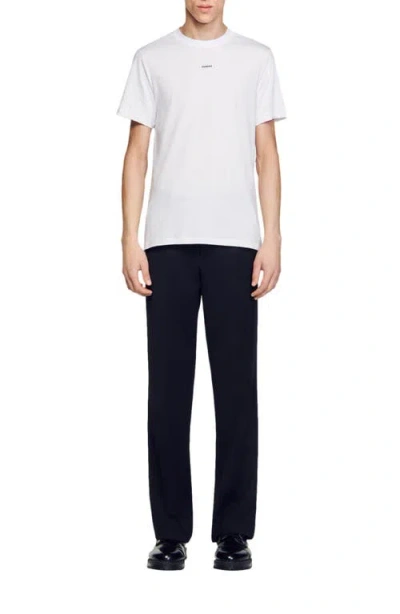 Sandro Short-sleeved T-shirt In White